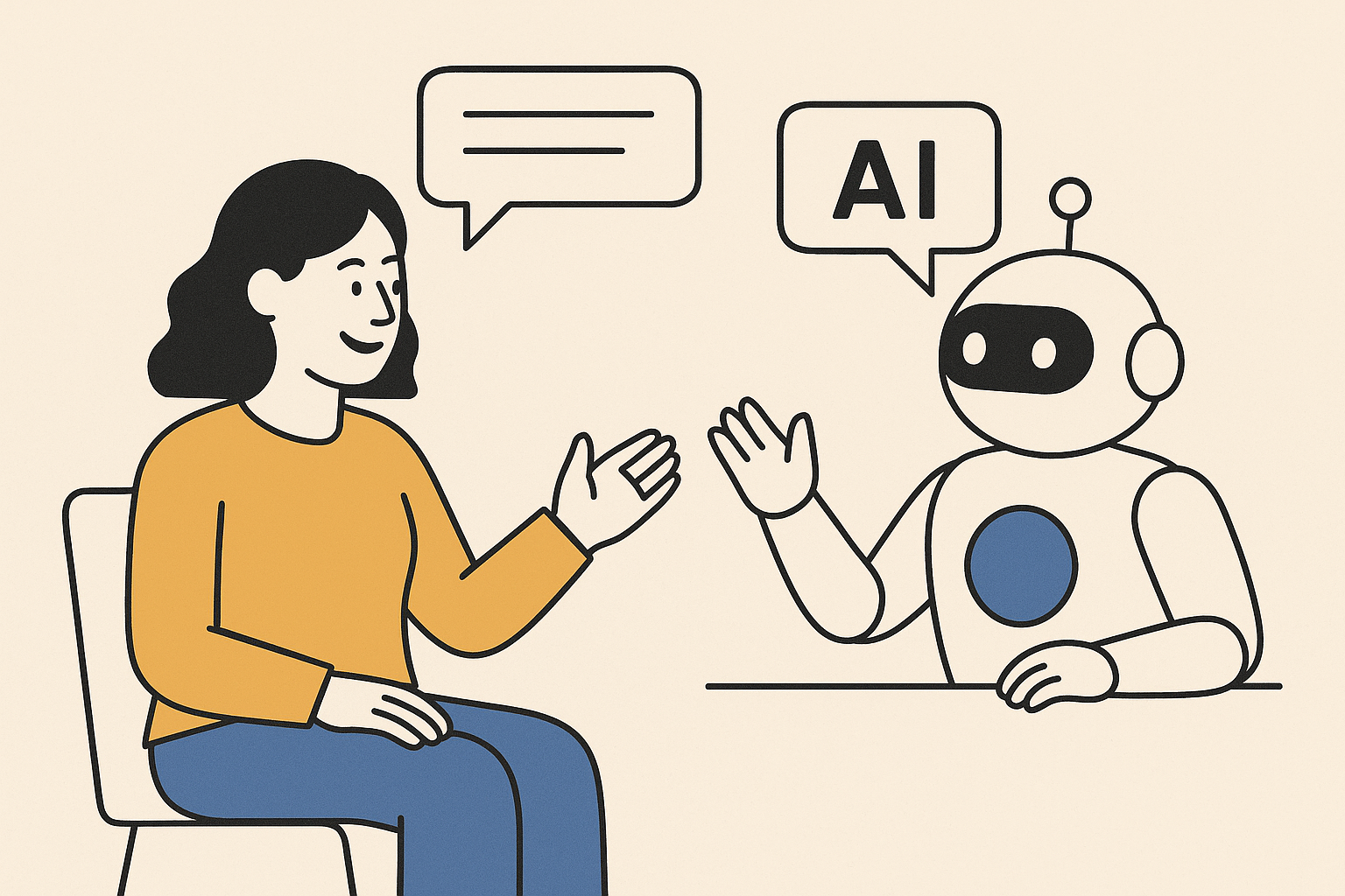 AI agent conversation showing natural language interaction