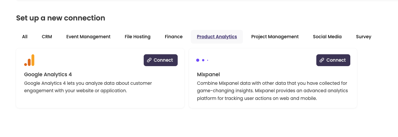 Google Analytics connector
