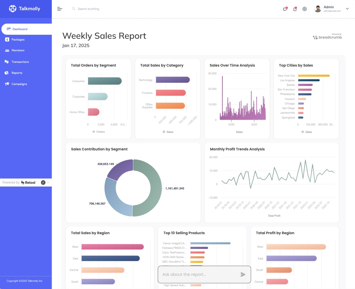 How to Build AI-Powered Analytics Dashboards in Retool without SQL