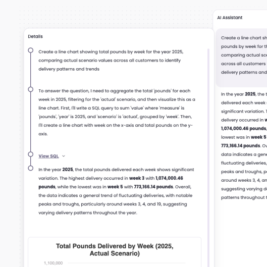 Improved AI feedback showing steps and calculations